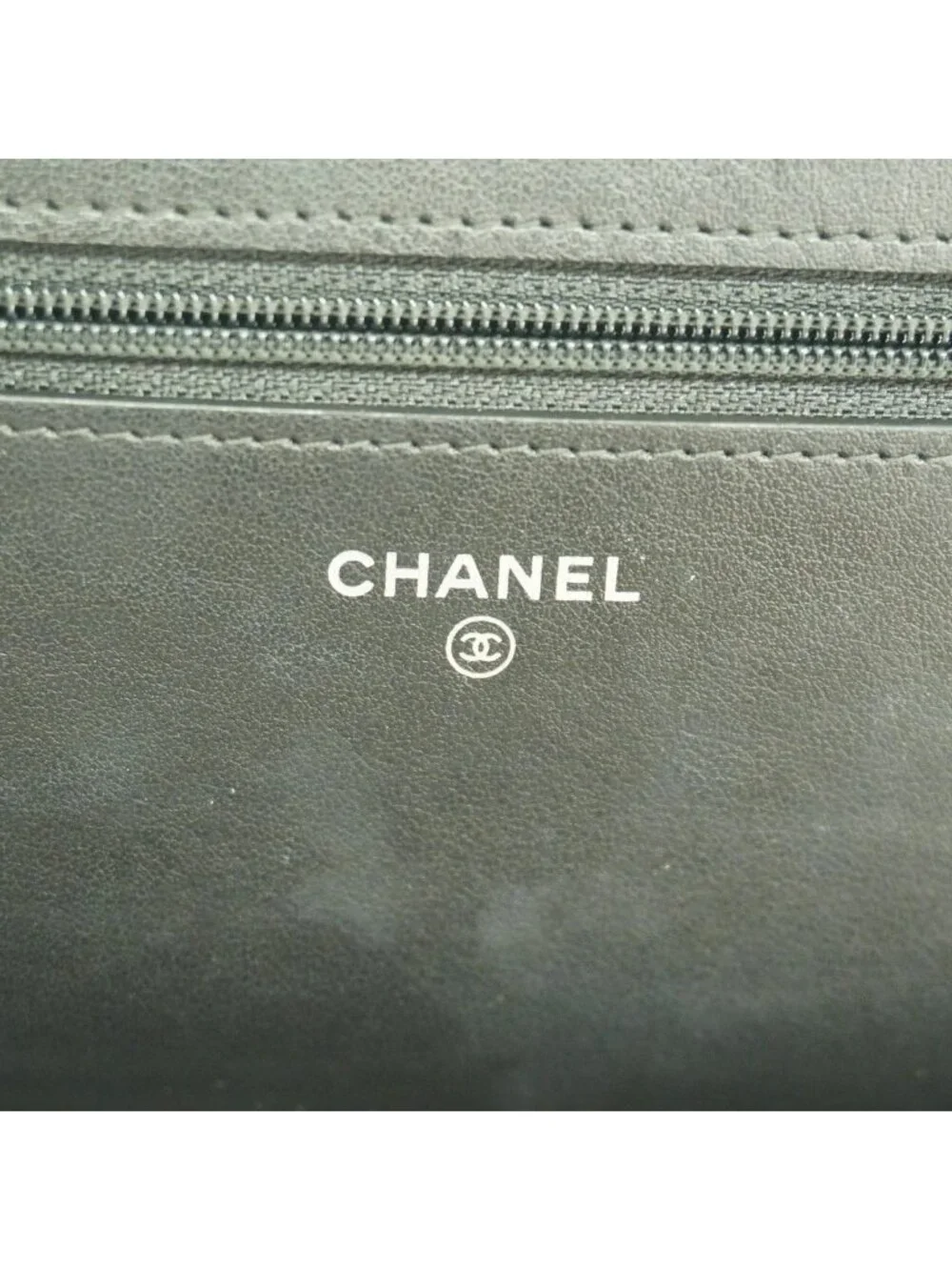 Chanel Shoulder Wallet Boy Caviar Leather Black Silver
